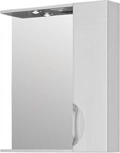 Sun-Aqua Зеркало -шкаф для ванной комнаты «ДЖИКА 50» правое с подсветкой