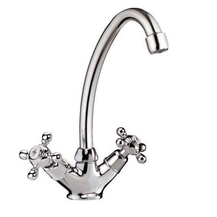 Смеситель для кухни SMARTsant Classic New J-излив SM180001AA, хром